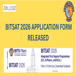 BITSAT 2026 Application Form Released Direct Link